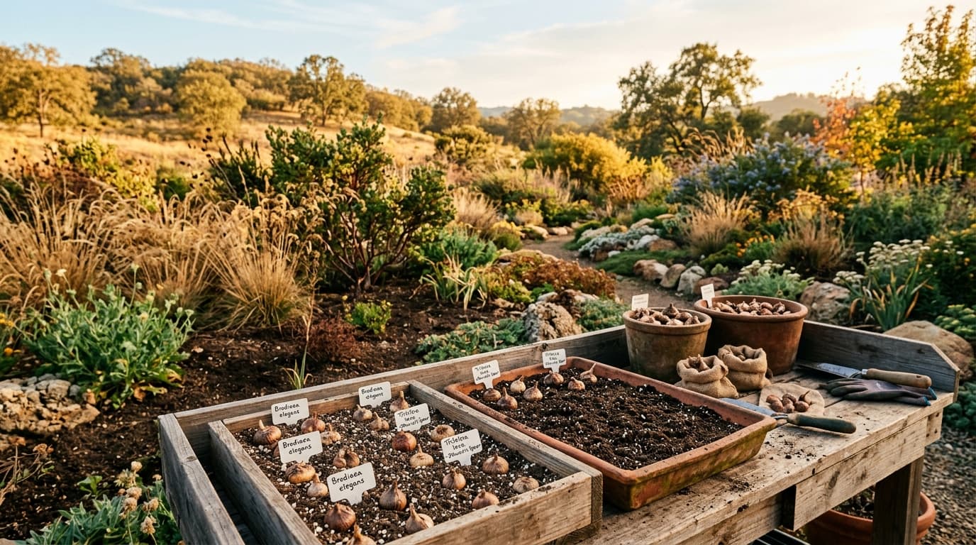 Why Planting California Native Bulbs Before the First Rains Will Rot Them (And When to Plant)