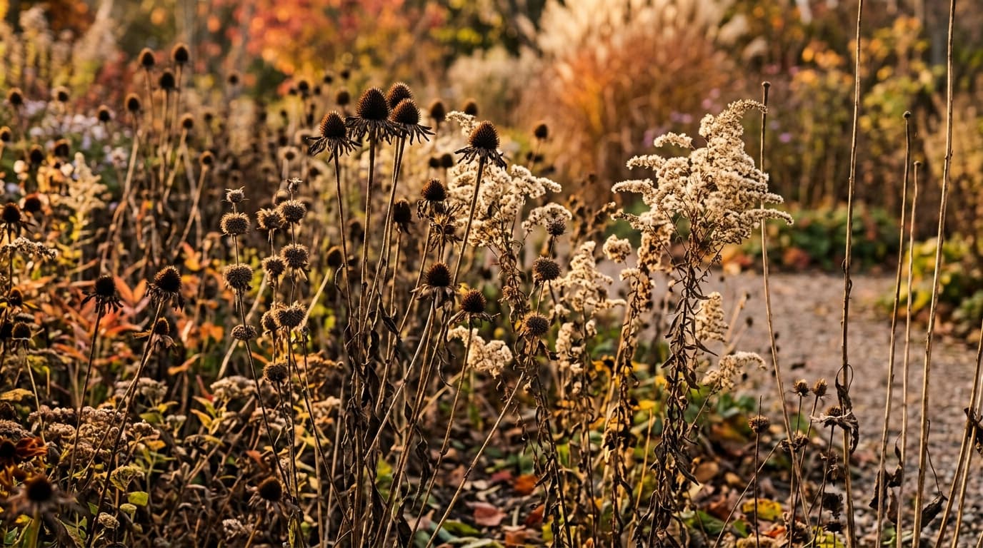 Why Cutting Dried Perennial Stems in Fall Evicts Next Spring's Native Bees (And What to Do Instead)