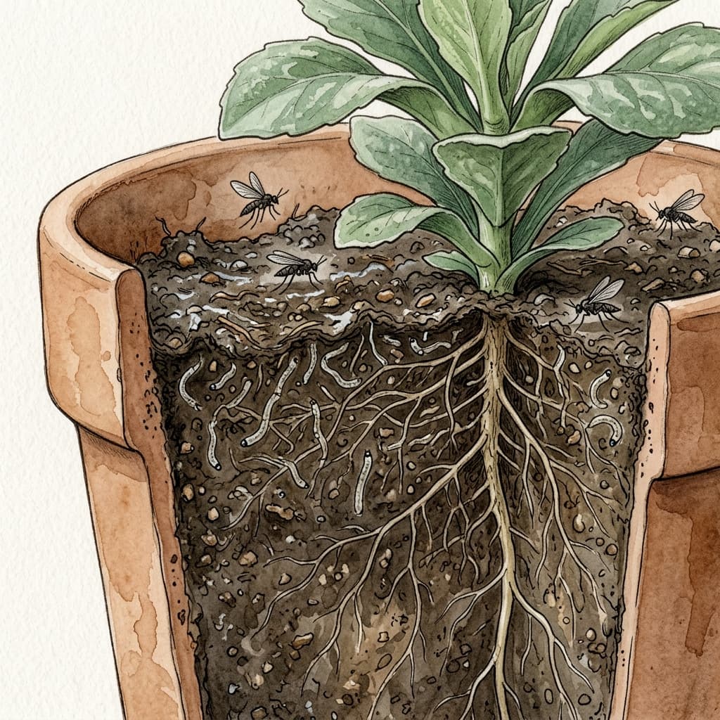 Fungus Gnats Aren't the Problem — Your Potting Routine Is