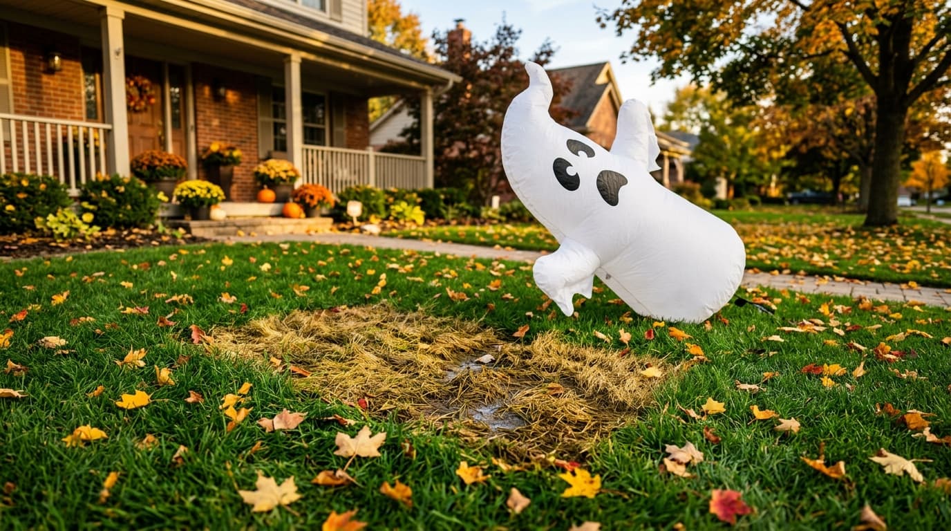 Will Halloween Inflatables Kill Your Grass?
