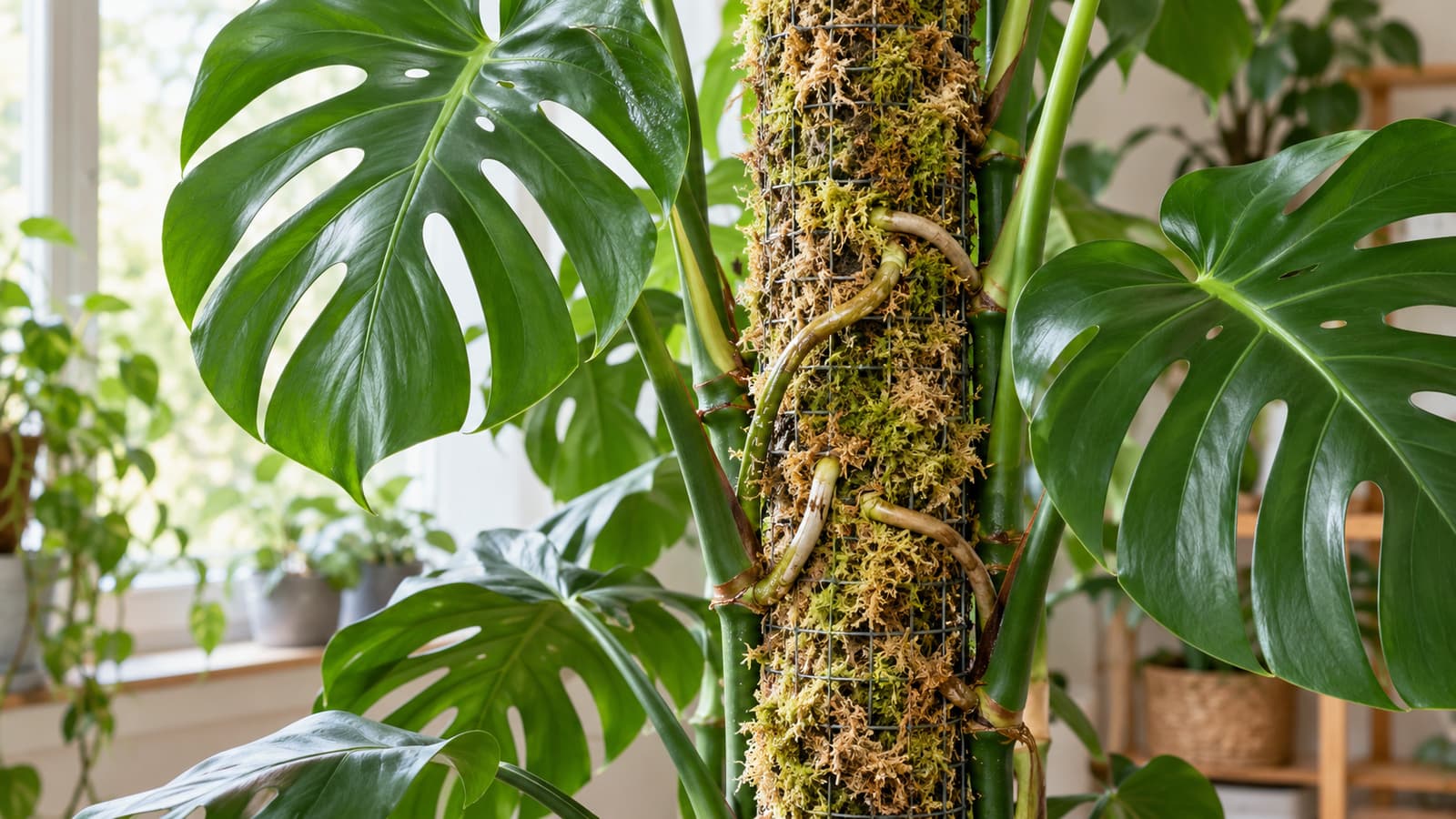 Coco Coir vs. Sphagnum Moss Poles: What Monstera Needs