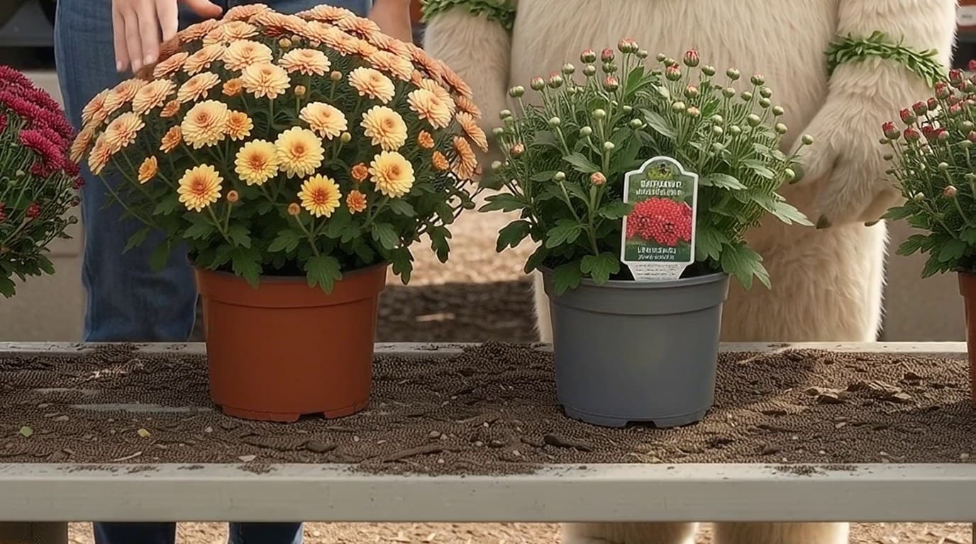 Should You Buy Mums in Full Bloom or Covered in Buds?