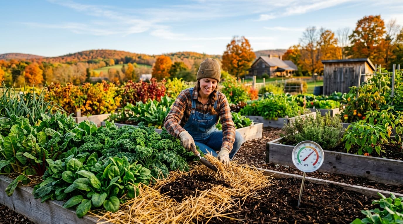 Wait for Cool Soil to Mulch and You Miss the Warm-Soil Window: Why Mulching at 55–65°F Extends Fall Growth